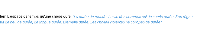 Définition duree ACAD 1798