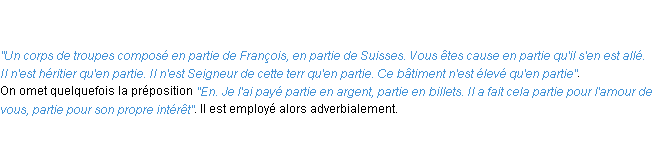 Définition en partie ACAD 1798