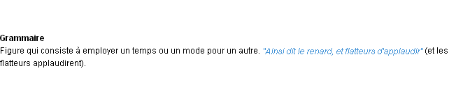 Définition énallage ACAD 1932
