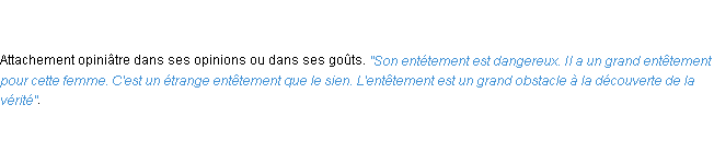 Définition entêtement ACAD 1798