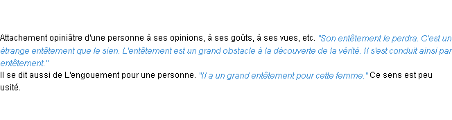 Définition entêtement ACAD 1835