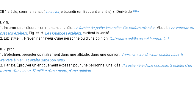 Définition entêter ACAD 1986