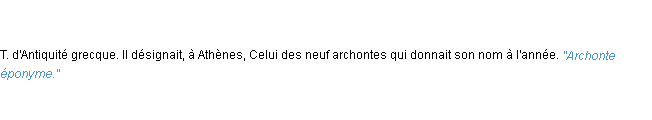 Définition éponyme ACAD 1835