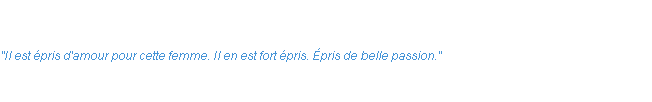 Définition épris ACAD 1835