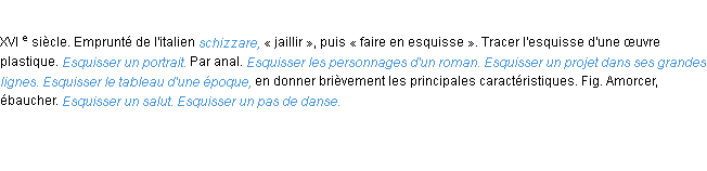 Définition esquisser ACAD 1986