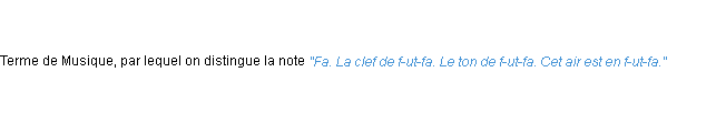 Définition f-ut-fa ACAD 1762