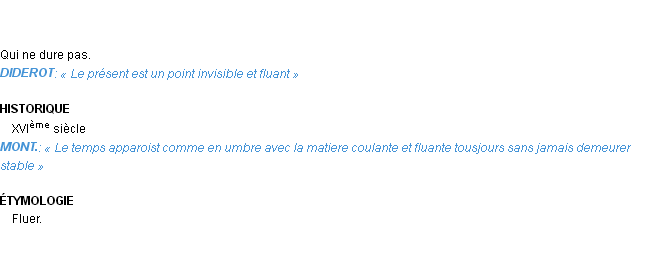 Définition fluant Emile Littré