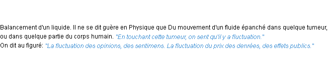 Définition fluctuation ACAD 1798