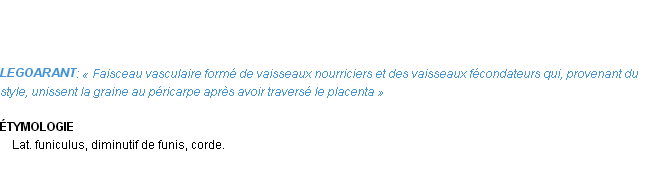 Définition funicule Emile Littré