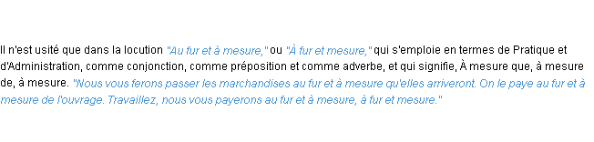 Définition fur ACAD 1835