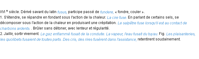 Définition fuser ACAD 1986