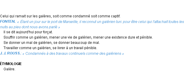 Définition galérien Emile Littré