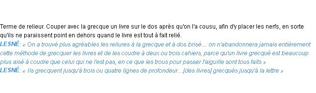 Définition grecquer Emile Littré