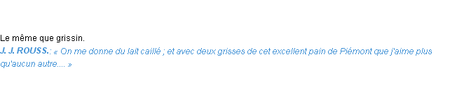 Définition grisse Emile Littré