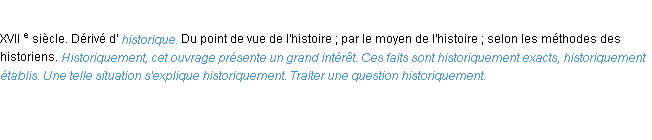 Définition historiquement ACAD 1986