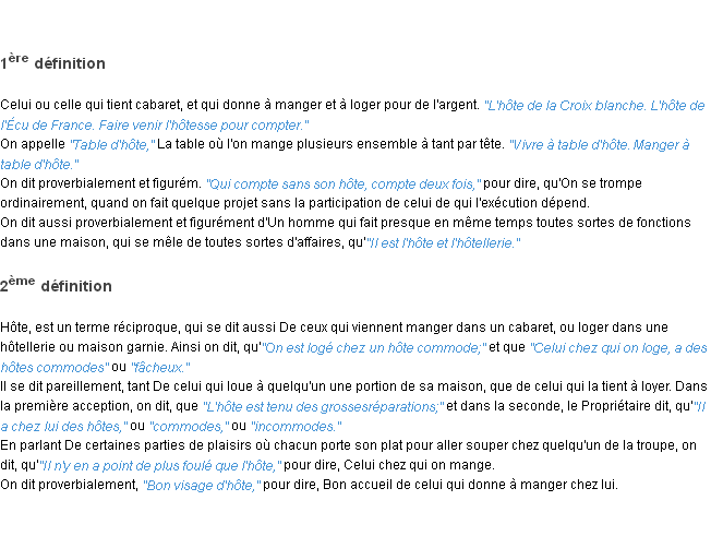 Hôte : définition et explications