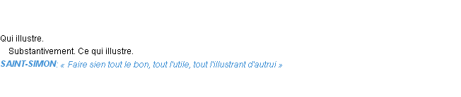 Définition illustrant Emile Littré