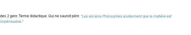 Définition impérissable ACAD 1798