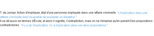 Définition implication ACAD 1835