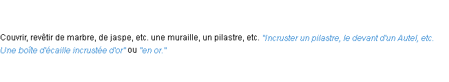 Définition incruster ACAD 1798