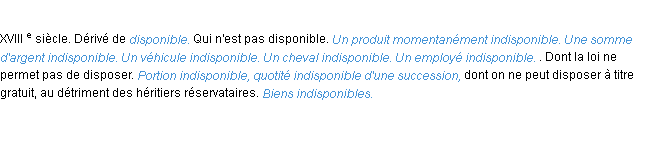 Définition indisponible ACAD 1986