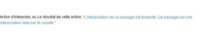 Définition interpolation ACAD 1835