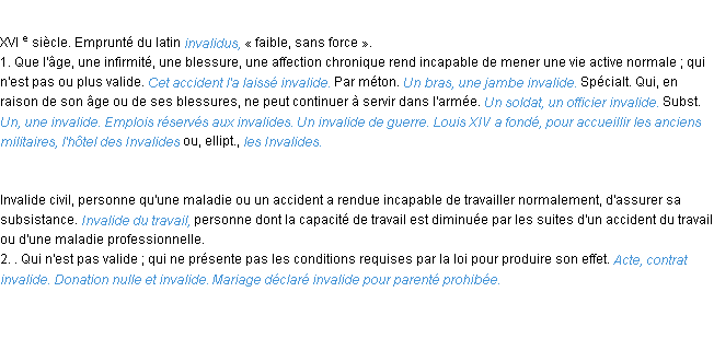 Définition invalide ACAD 1986