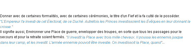 Définition investir ACAD 1798