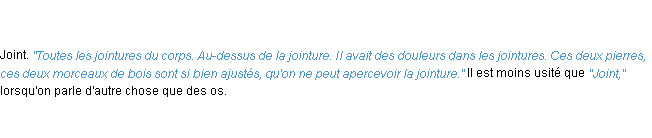 Définition jointure ACAD 1835