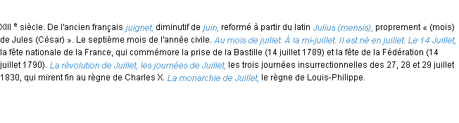 Définition juillet ACAD 1986