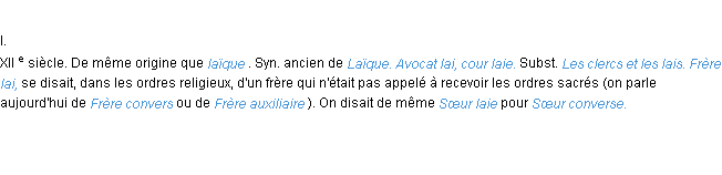 Définition lai ACAD 1986