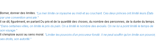 Définition limiter ACAD 1835