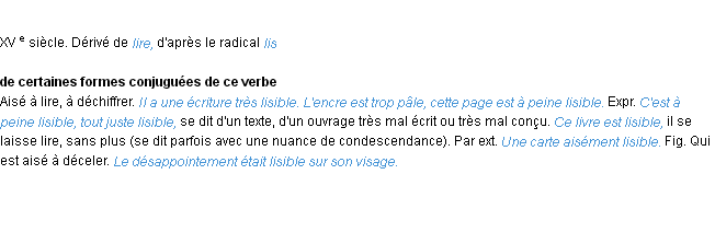 Définition lisible ACAD 1986