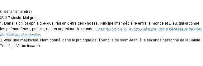 Définition logos ACAD 1986