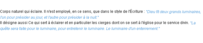 Définition luminaire ACAD 1932