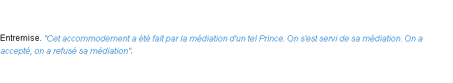 Définition mediation ACAD 1798