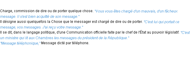 Définition message ACAD 1932