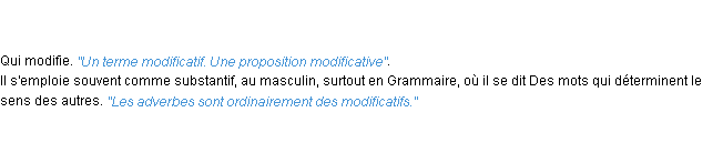 Définition modificatif ACAD 1835