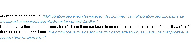 Définition multiplication ACAD 1835