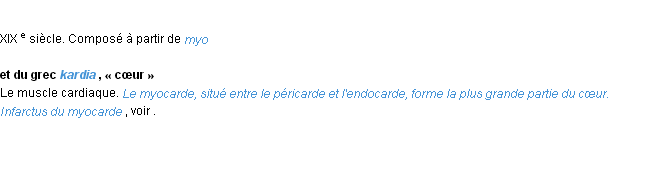 Définition myocarde ACAD 1986