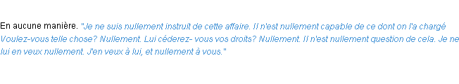 Définition nullement ACAD 1932