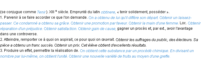 Définition obtenir ACAD 1986