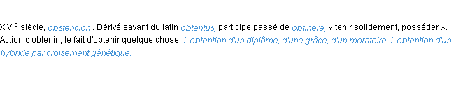 Définition obtention ACAD 1986