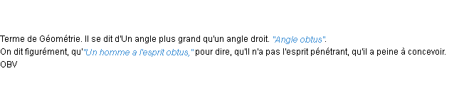 Définition obtus ACAD 1798