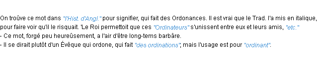 Définition ordinateur JF.Feraud