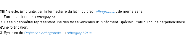 Définition orthographie ACAD 1986