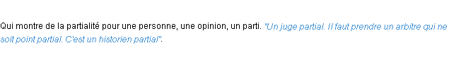 Définition partial ACAD 1932