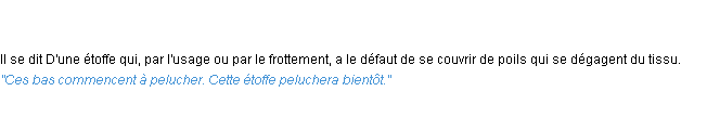 Définition pelucher ACAD 1835