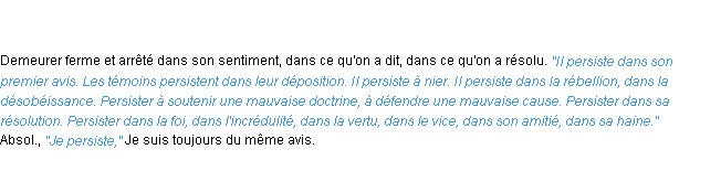 Définition persister ACAD 1835