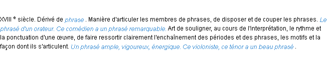 Définition phrase ACAD 1986